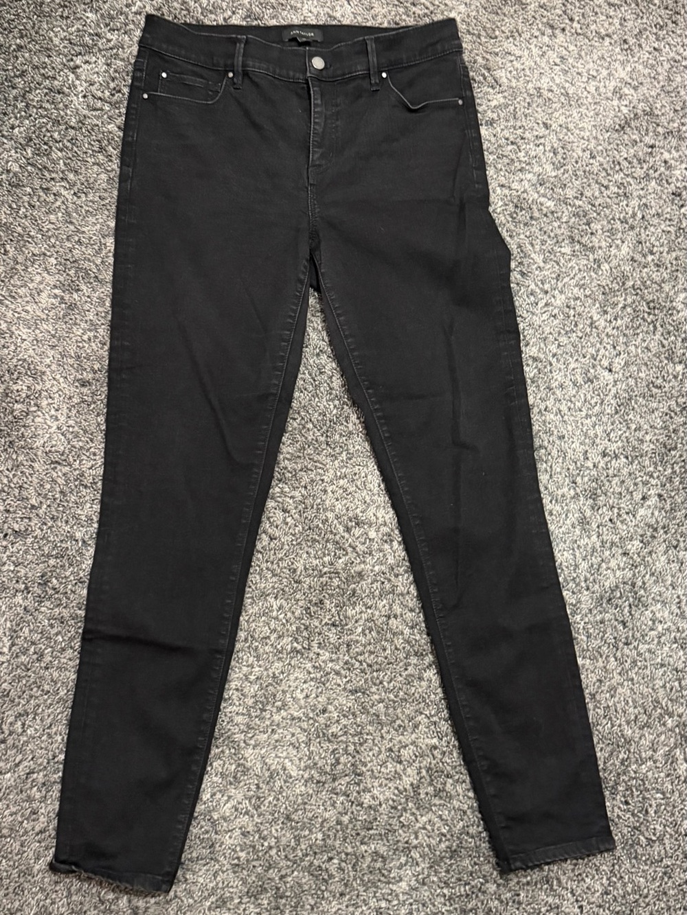 Women's Ann Taylor Black Skinny Stretch Jeans